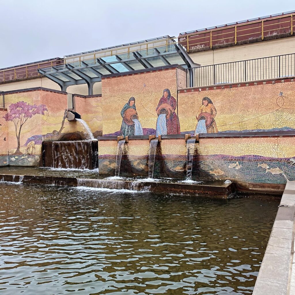 Artwork at the Bricktown Water Taxi